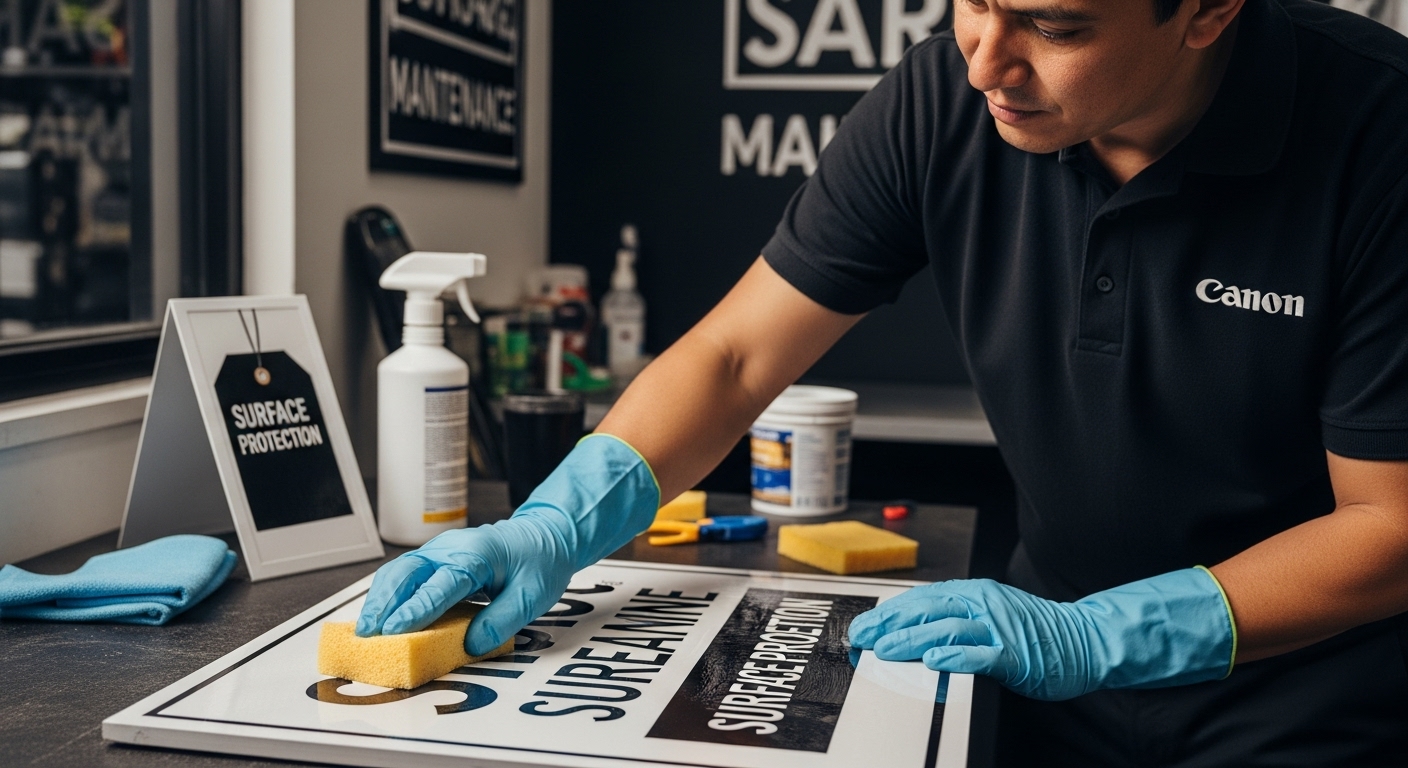 protecting shop signs