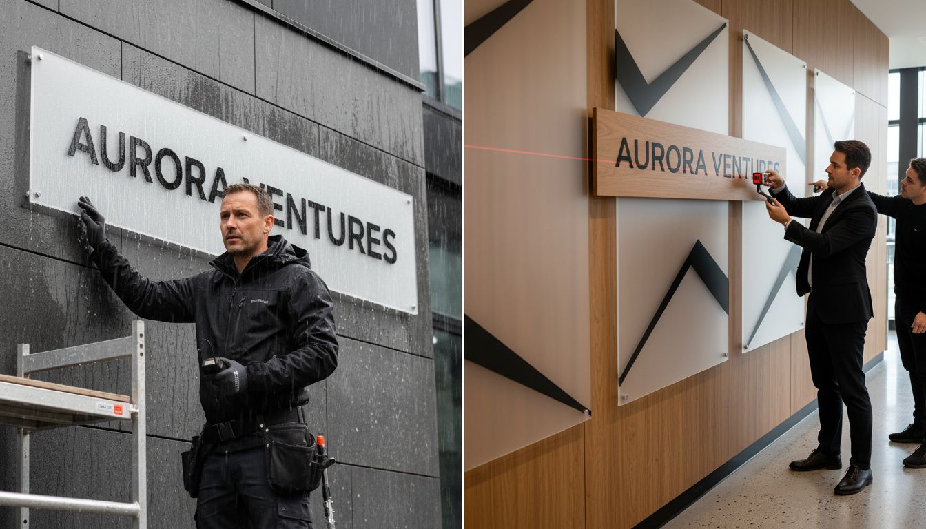 signage material comparison