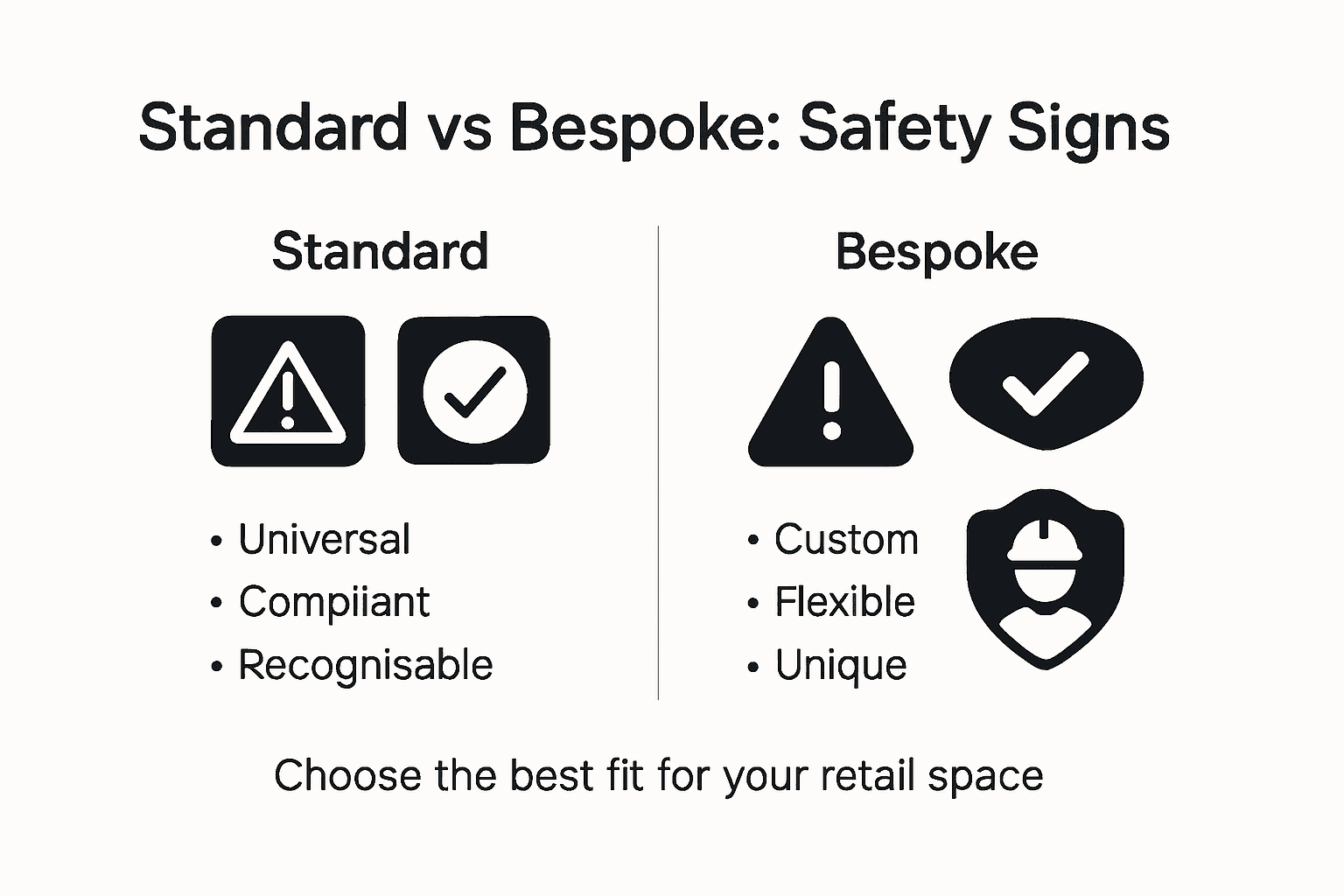 Full Risk Signage Safety Signage Guide: Reducing Retail Risks UK