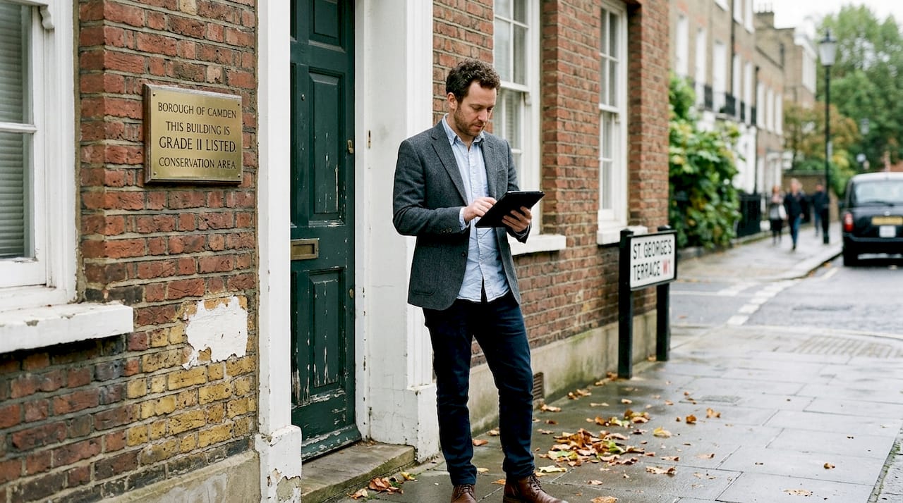 Consultant reviews sign rules at listed building