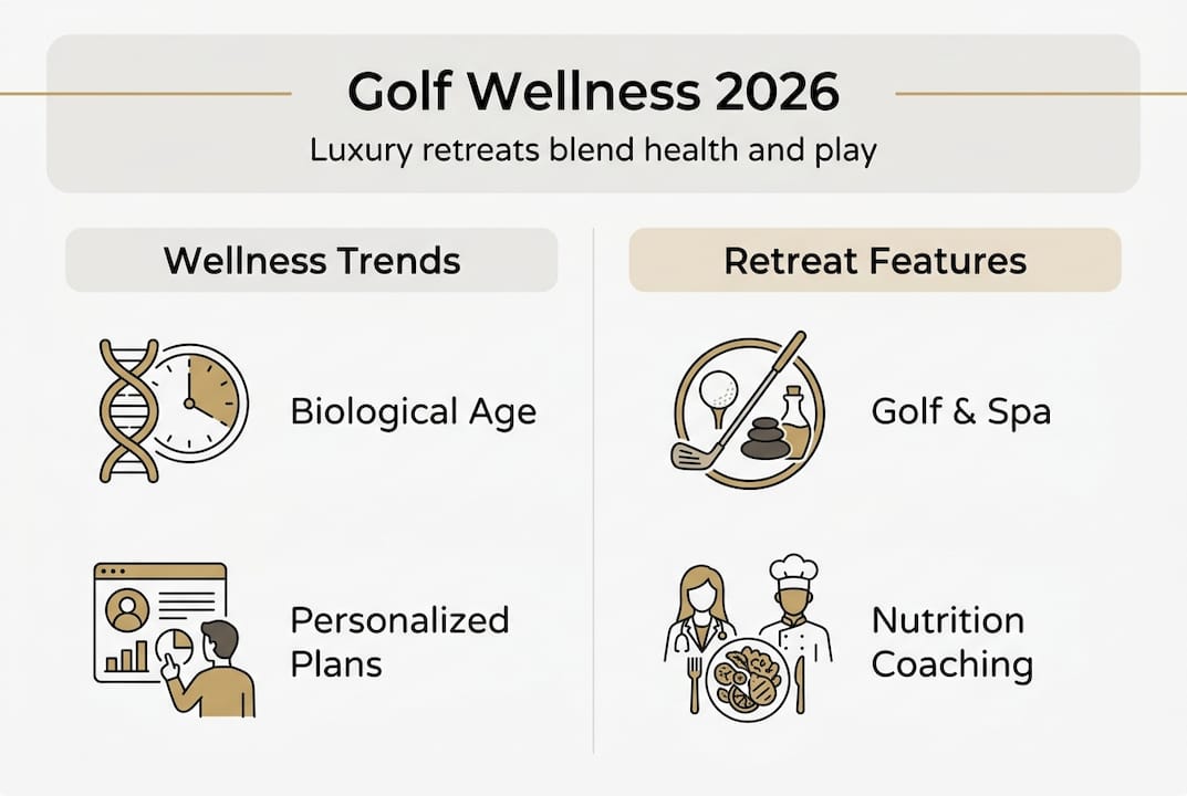 Infographic: Golf wellness, luxury retreat trends 2026