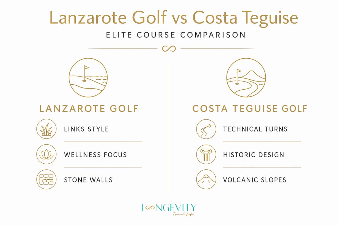 Vulkanski golf na Lanzarotu: luksuz, dobro počutje in elitna igra