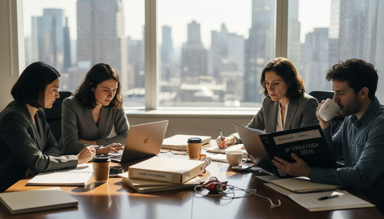 Startup team discusses intellectual property protection