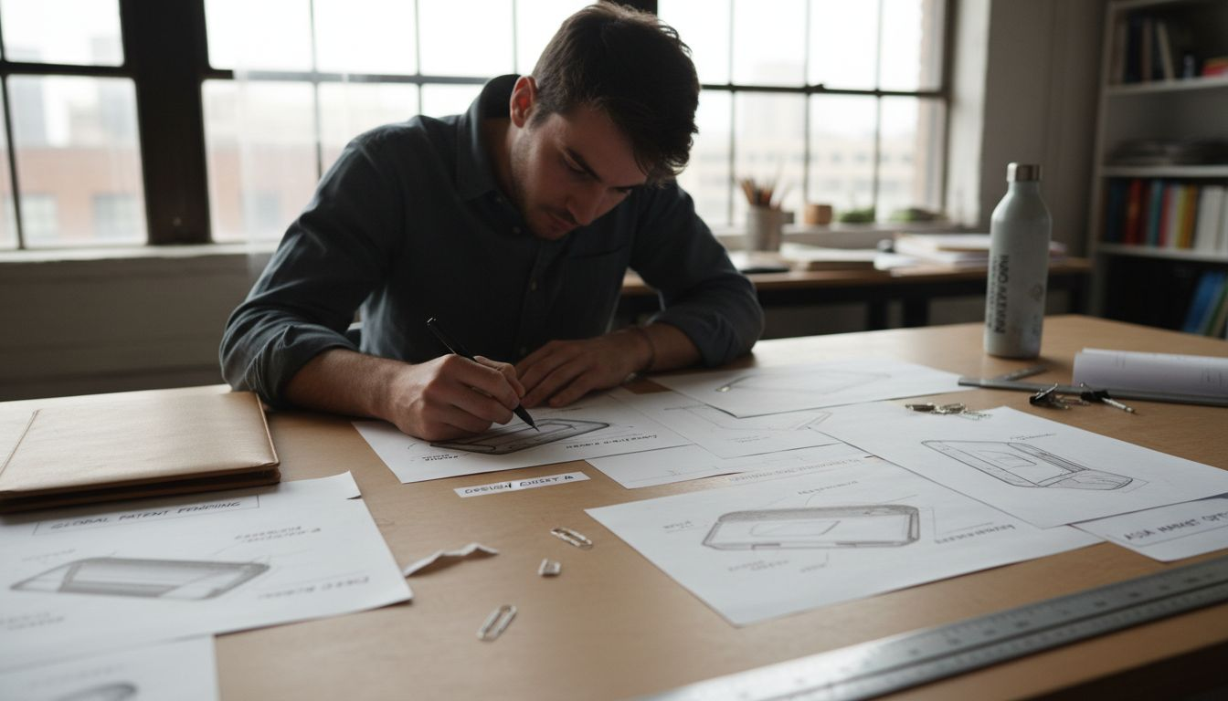 Designer prepares registration documentation