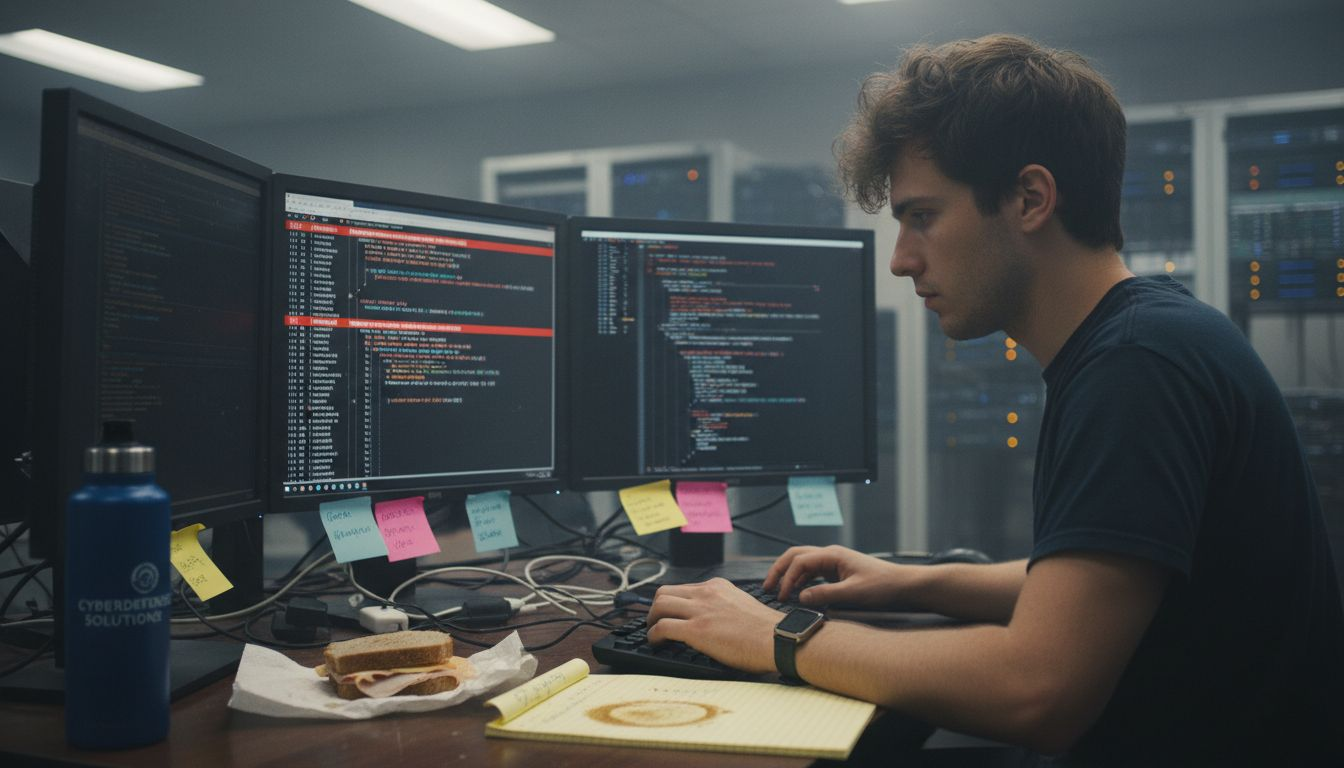 IT specialist manages digital tracking alerts