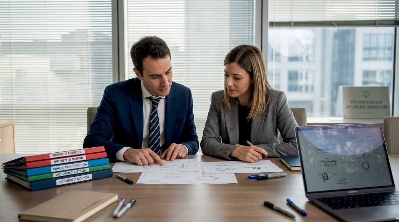 I soci si occupano dell’analisi e della revisione della documentazione relativa a brevetti e marchi.