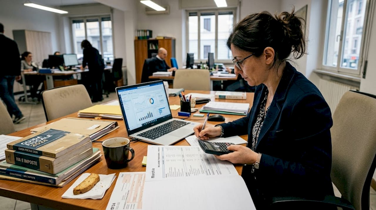 Il commercialista valuta il valore economico del marchio.