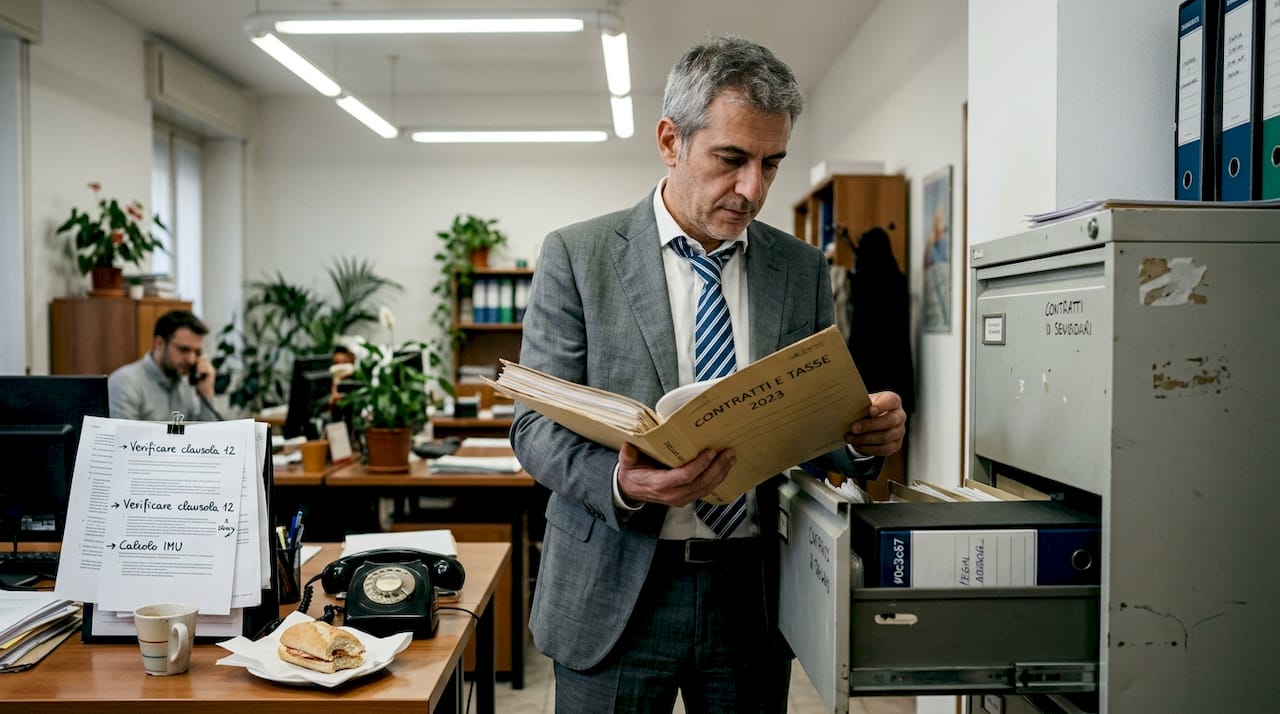 Consulente legale che si occupa della predisposizione e dell’organizzazione della documentazione contrattuale fiscale.