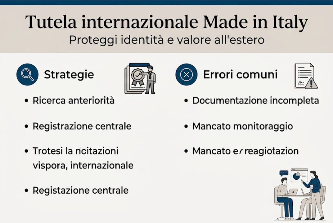 Infografica sulle migliori strategie per proteggere e valorizzare il Made in Italy