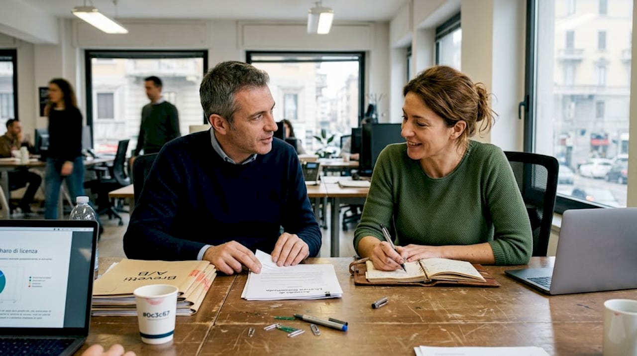 I partner si confrontano sulle strategie per la concessione delle licenze dei brevetti.