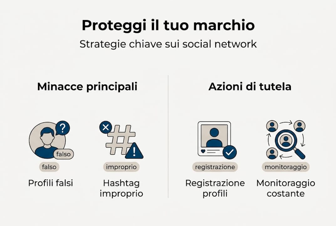 Infografica: come tutelare il tuo marchio sui social network