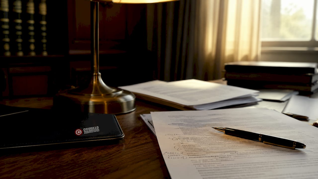 Dettaglio ravvicinato di documenti sulle politiche di gestione dei dati
