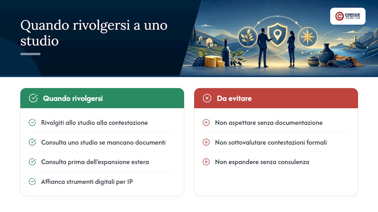 Quando conviene rivolgersi a uno studio legale specializzato — overview diagram