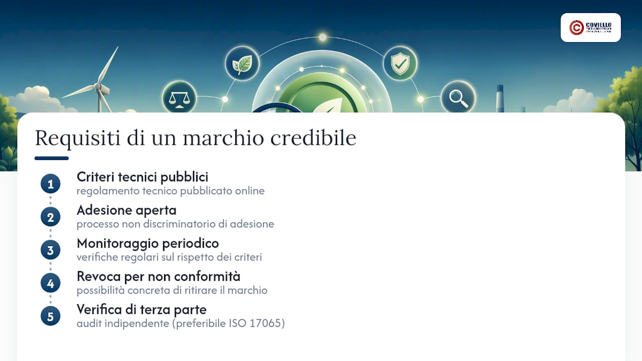 Cinque criteri per certificazioni ambientali attendibili