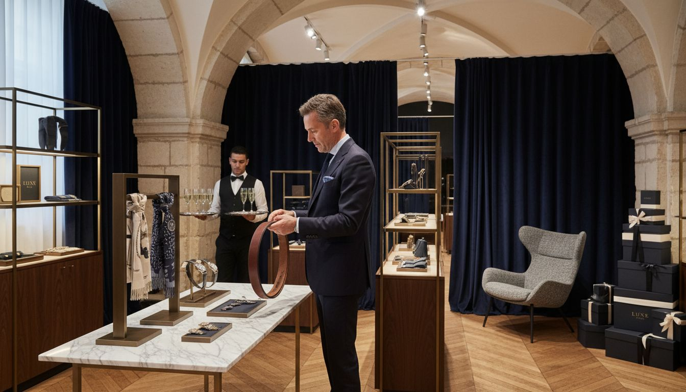 Un client découvre l’expérience unique d’un événement privé haut de gamme