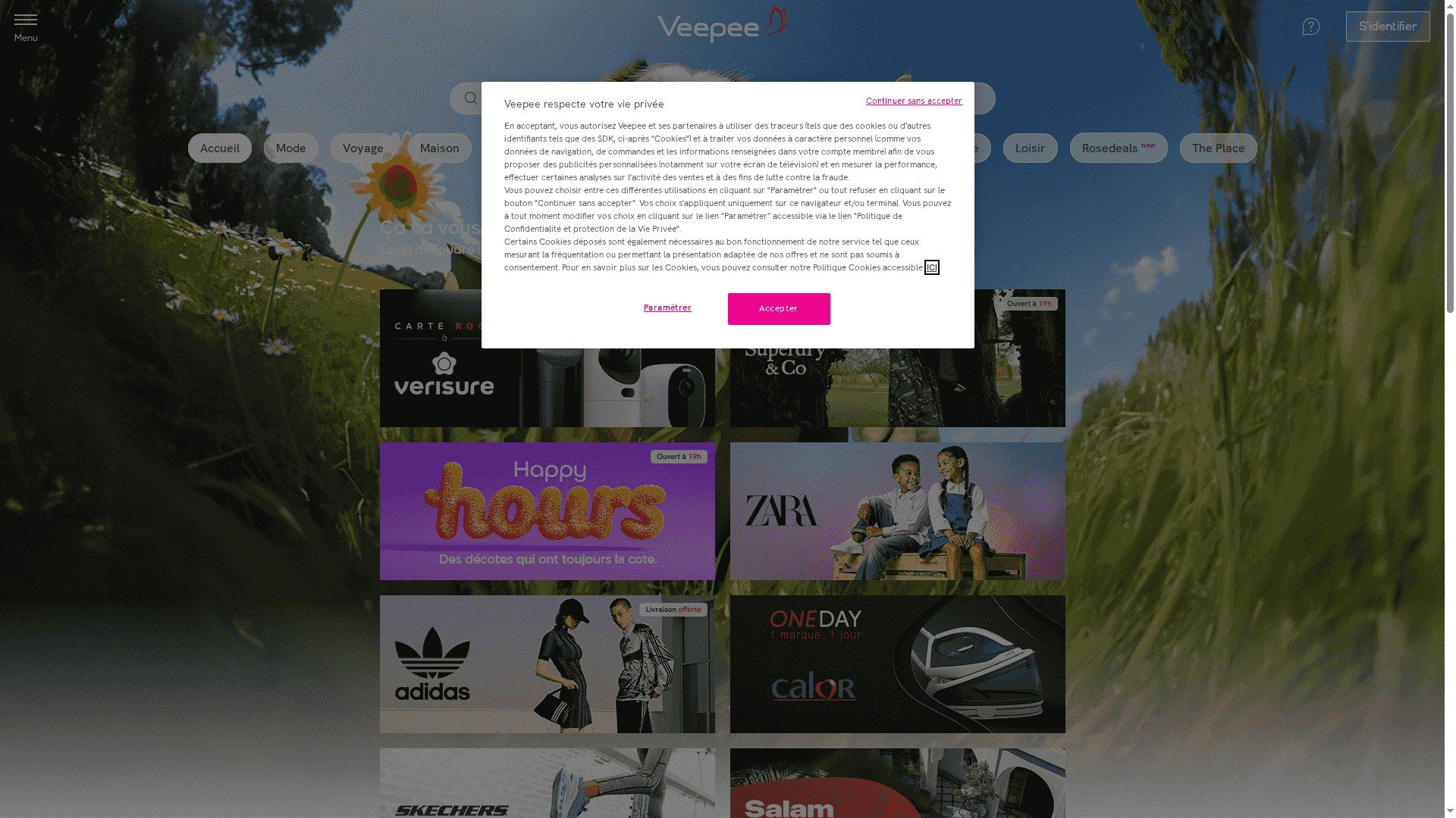 Veepee App Screenshot