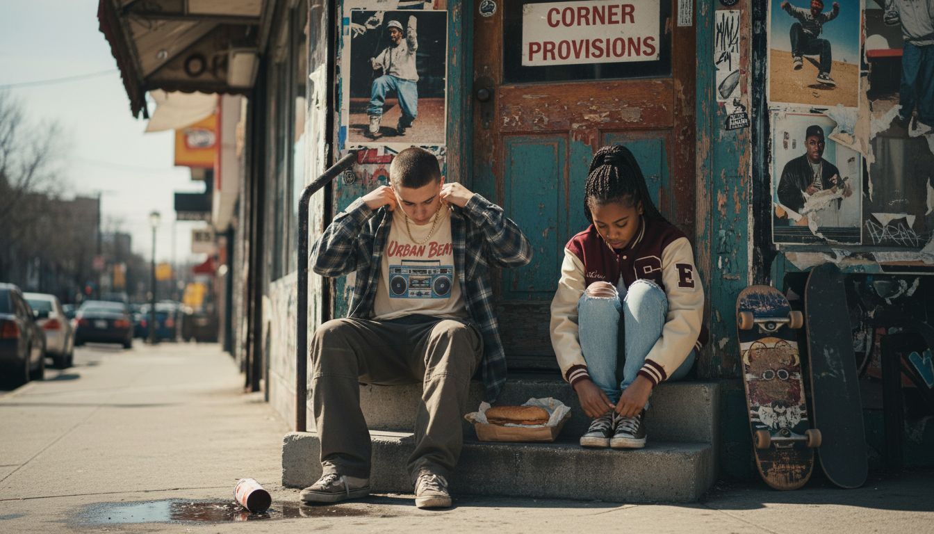 Teens mixing streetwear influences