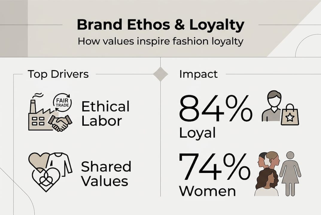 Infographic shows brand ethos loyalty statistics