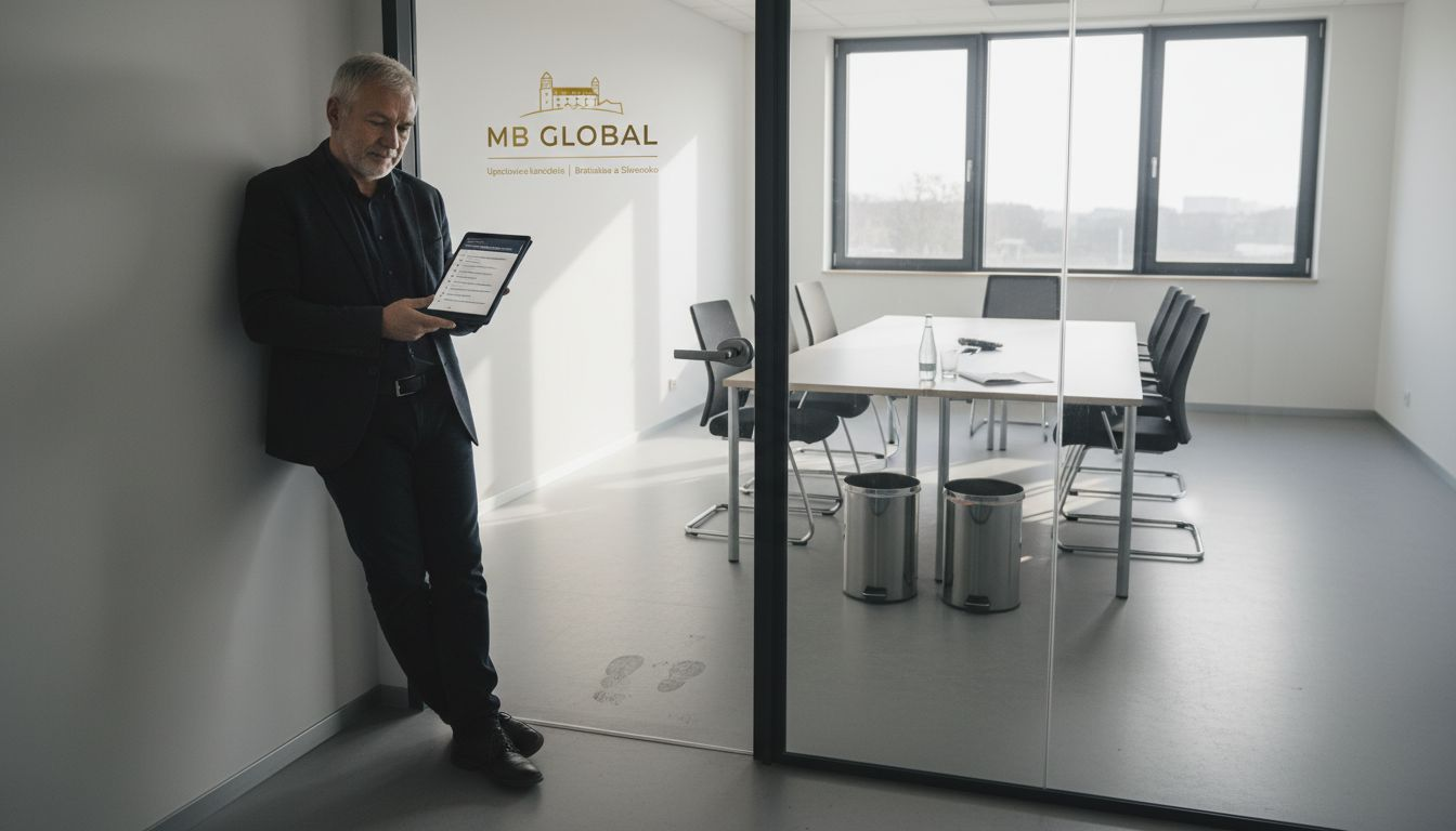 Manažér si na tablete prezerá, či upratovanie prebieha podľa dohodnutých štandardov.