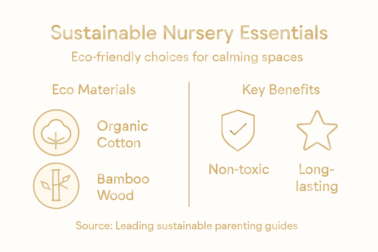 Infographic nursery essentials eco benefits