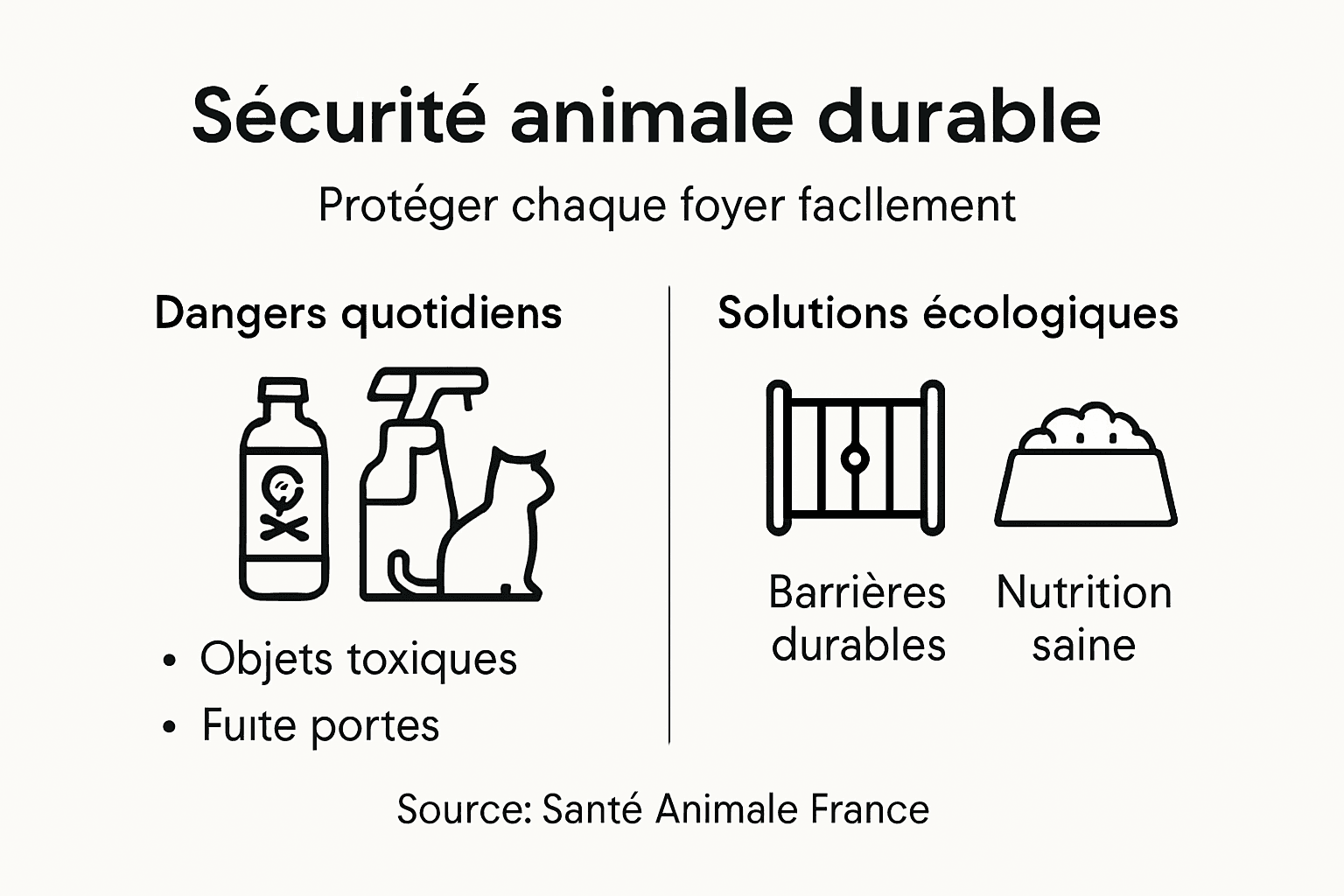 Infographie sur la protection des animaux et le respect de l’environnement
