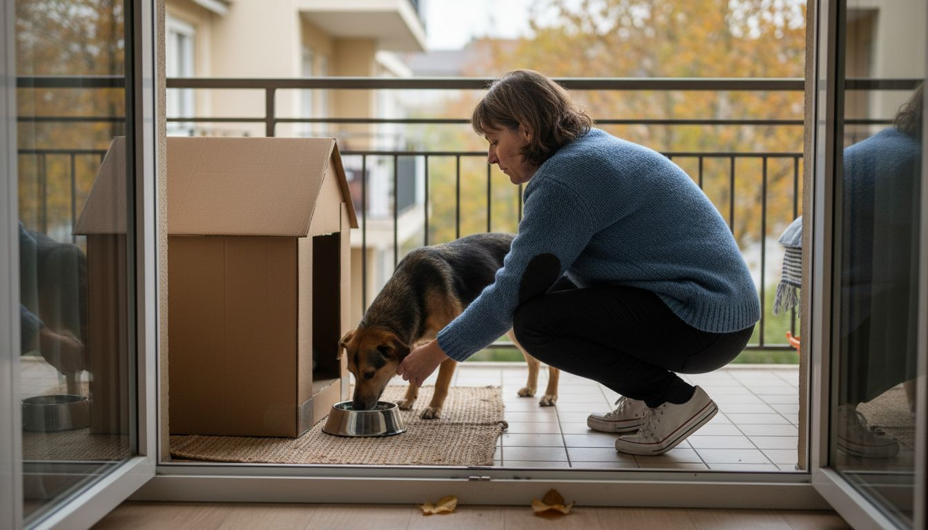 Une terrasse aménagée avec des accessoires écoresponsables pour vos compagnons à quatre pattes
