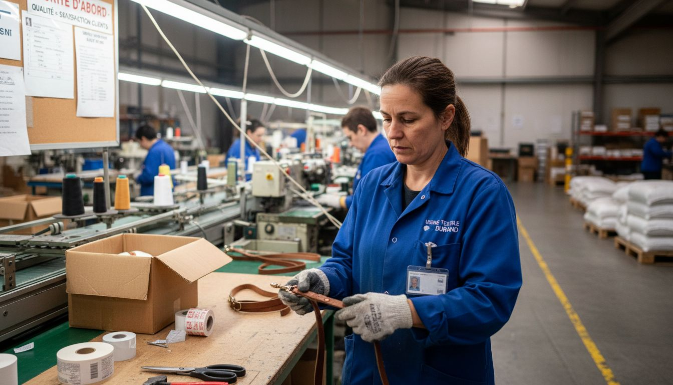 La qualité des laisses pour chiens est soigneusement vérifiée directement en usine avant leur mise en vente.