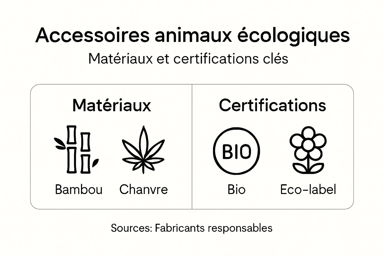 Zoom sur les matériaux écoresponsables et les principaux labels verts