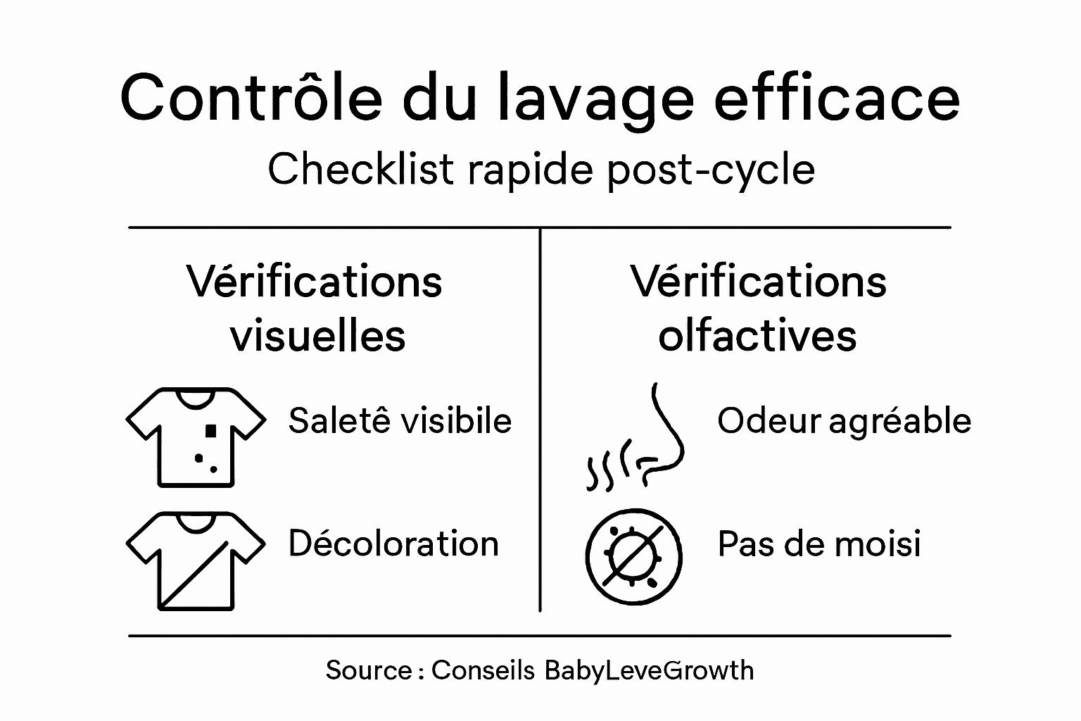 Visuel : comment vérifier l’efficacité du nettoyage
