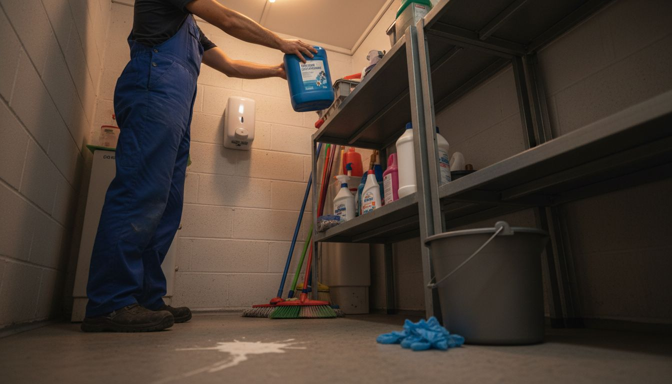 Conservez la lessive hors de portée des enfants.