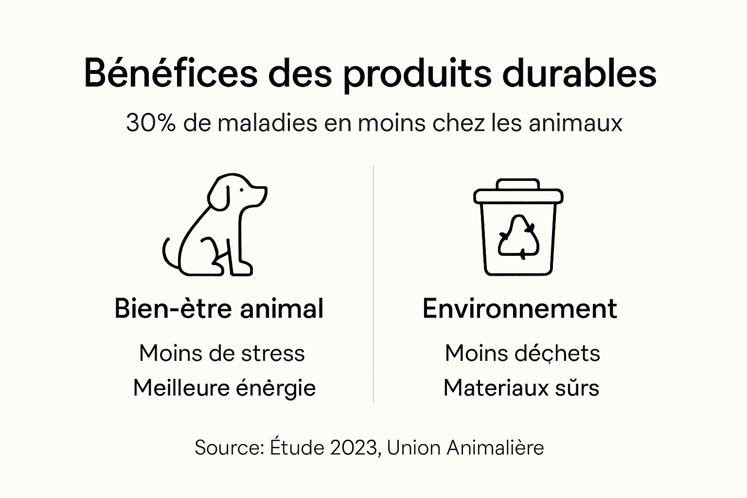 Infographie : pourquoi choisir des produits pour animaux respectueux de l’environnement ?