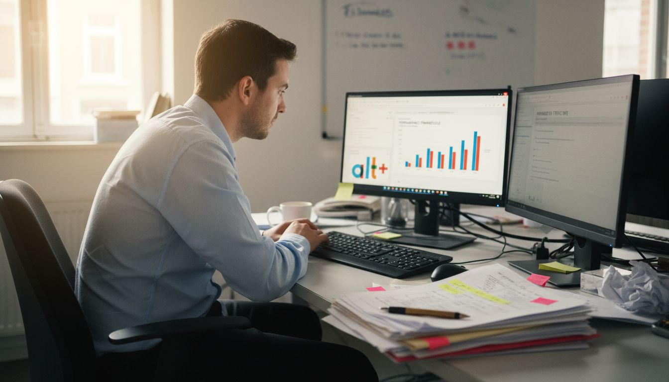 Un expert analyse les indicateurs clés de performance d’une campagne publicitaire native.