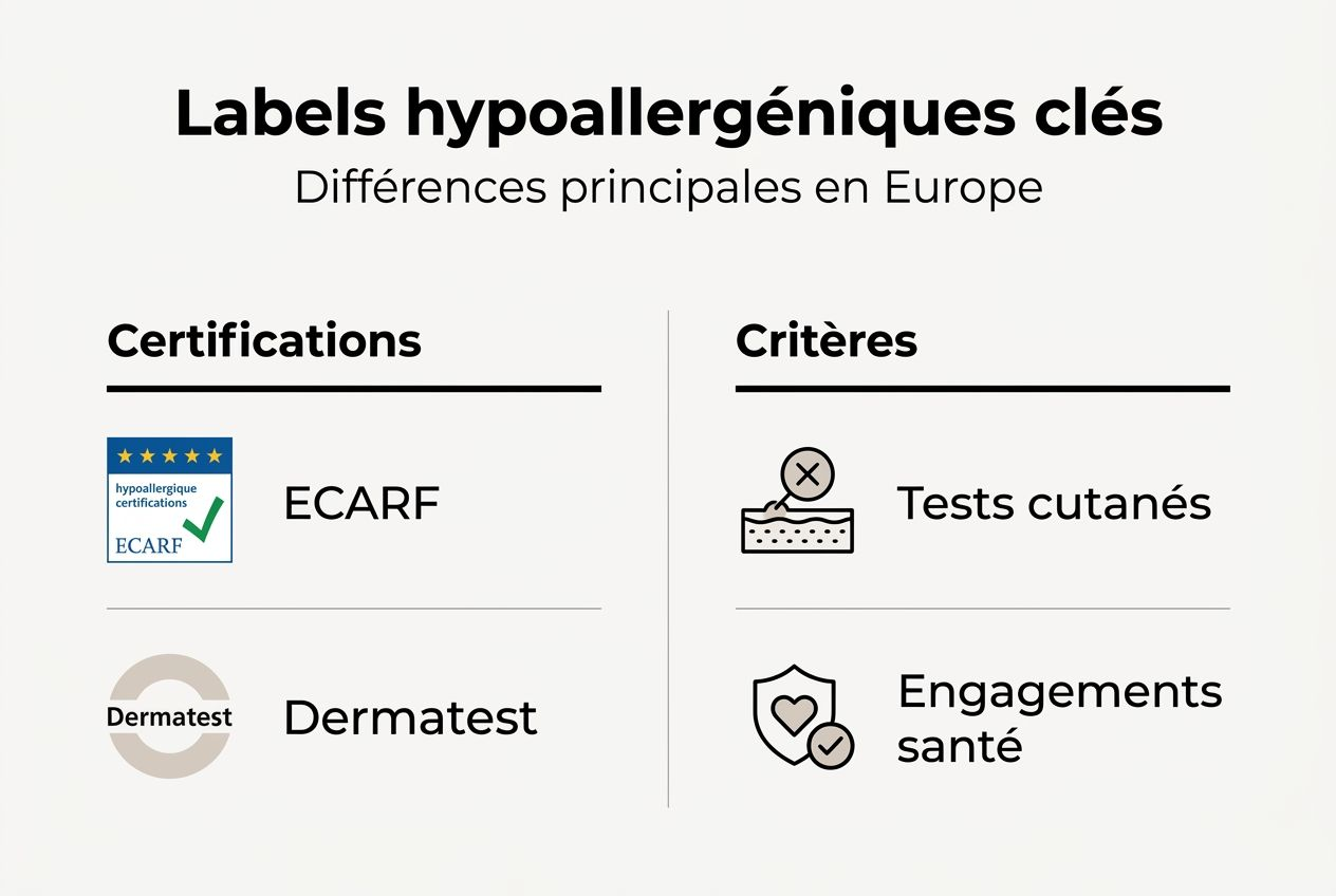 Infographie : comment reconnaître les labels hypoallergéniques sur les lessives