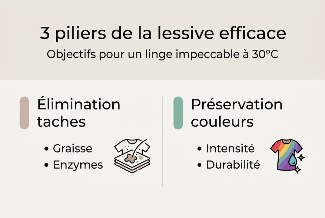 Infographie : les critères à prendre en compte pour choisir une lessive vraiment efficace