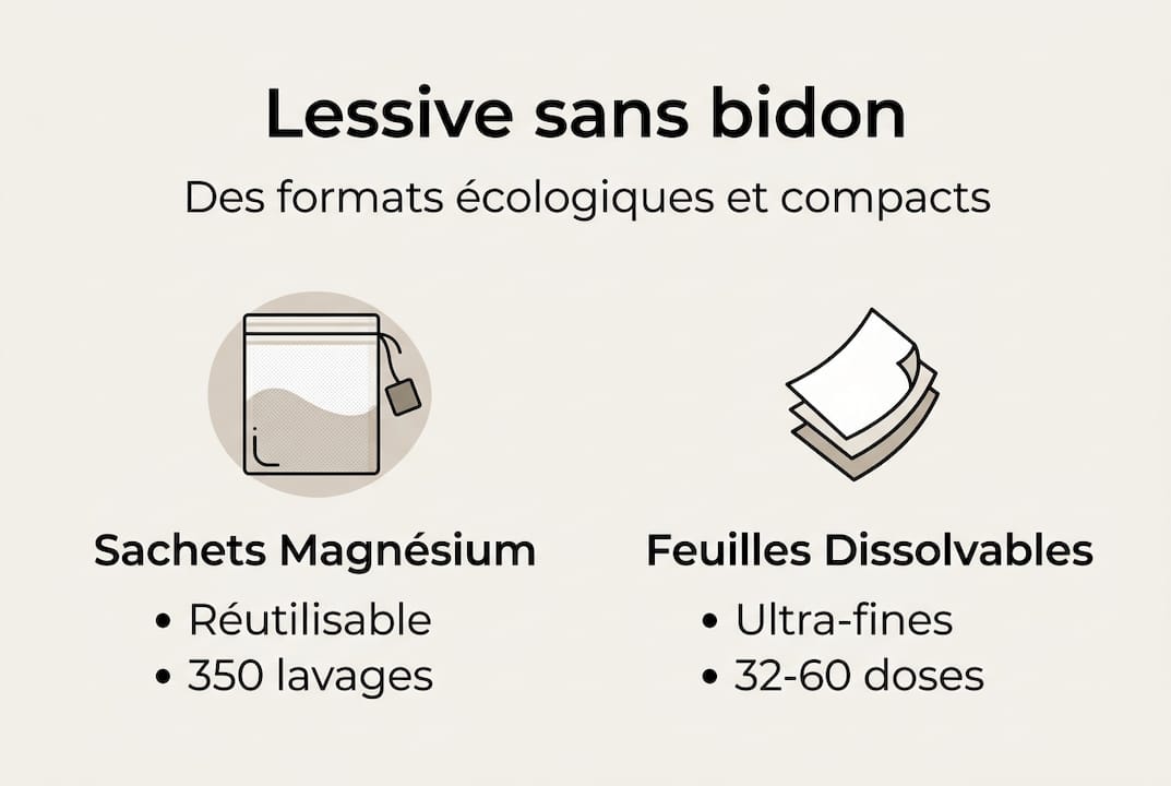 Infographie : quelles alternatives à la lessive en bidon ?