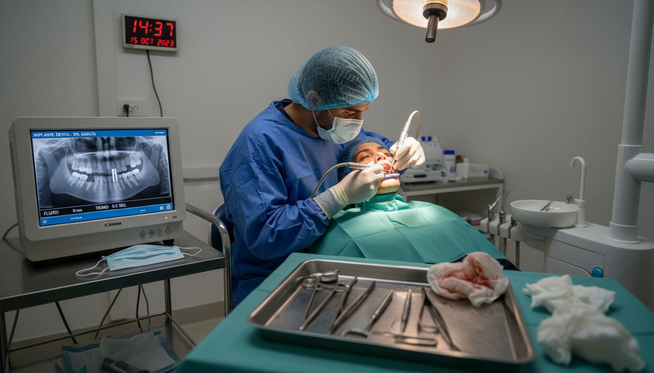 Colocación de implantes dentales