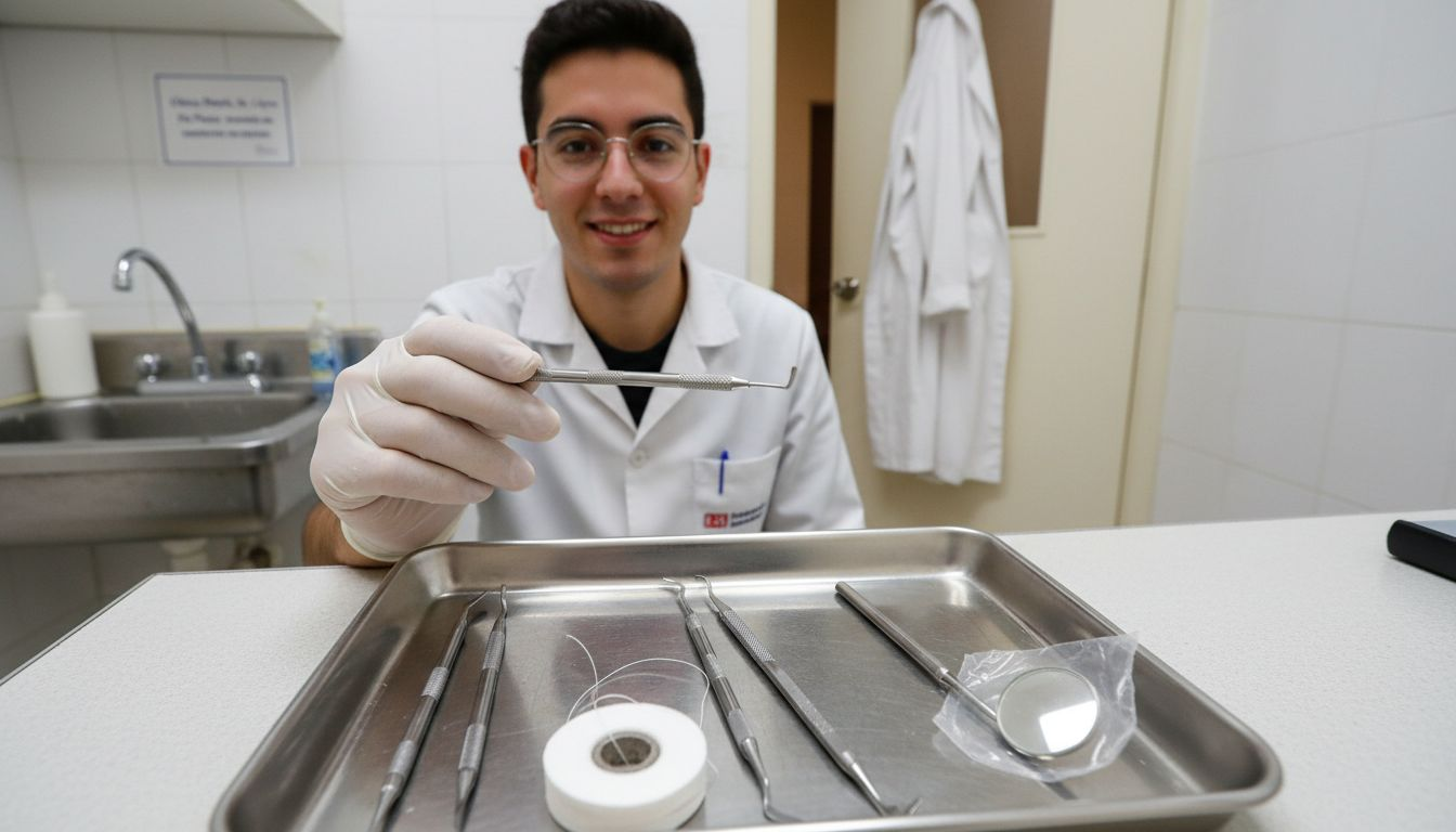 Herramientas manuales utilizadas en la limpieza dental clásica