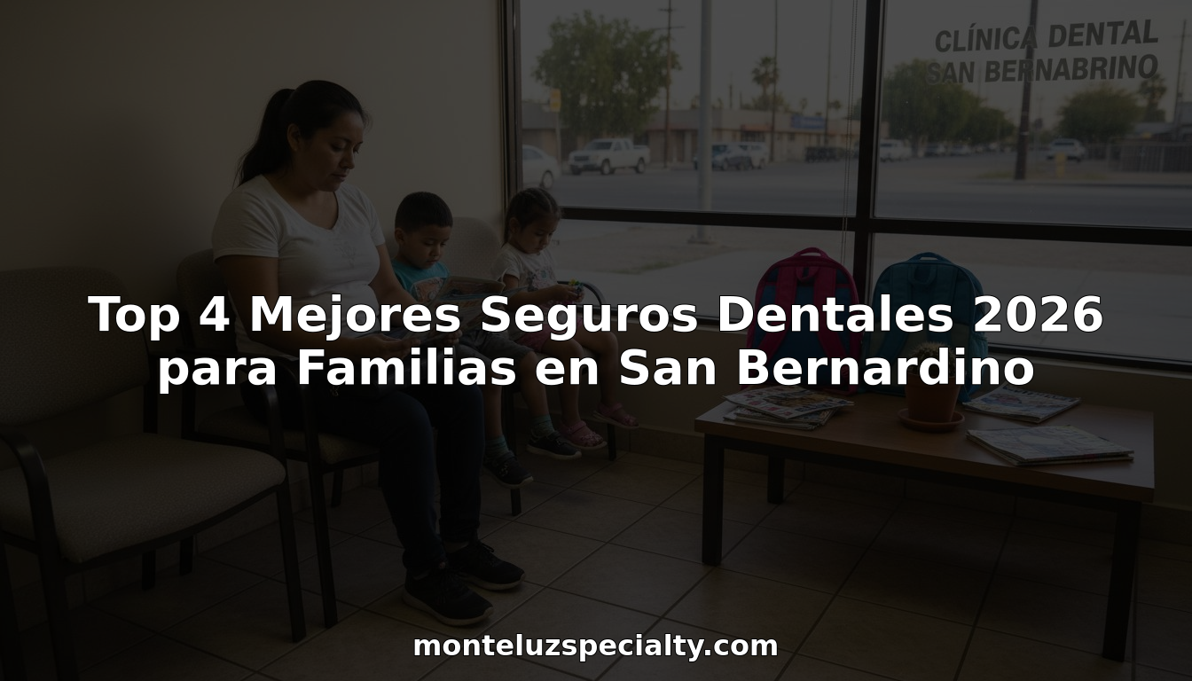Top 4 Mejores Seguros Dentales 2026 para Familias en San Bernardino