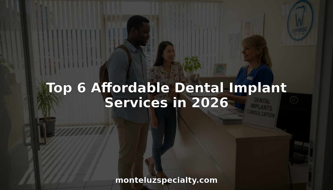 Top 6 Affordable Dental Implant Services in 2026