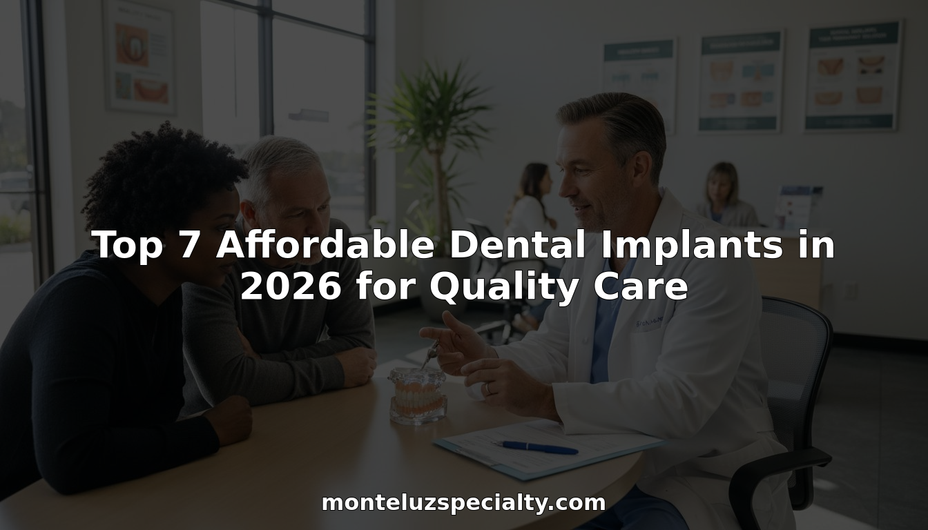 Top 7 Affordable Dental Implants in 2026 for Quality Care