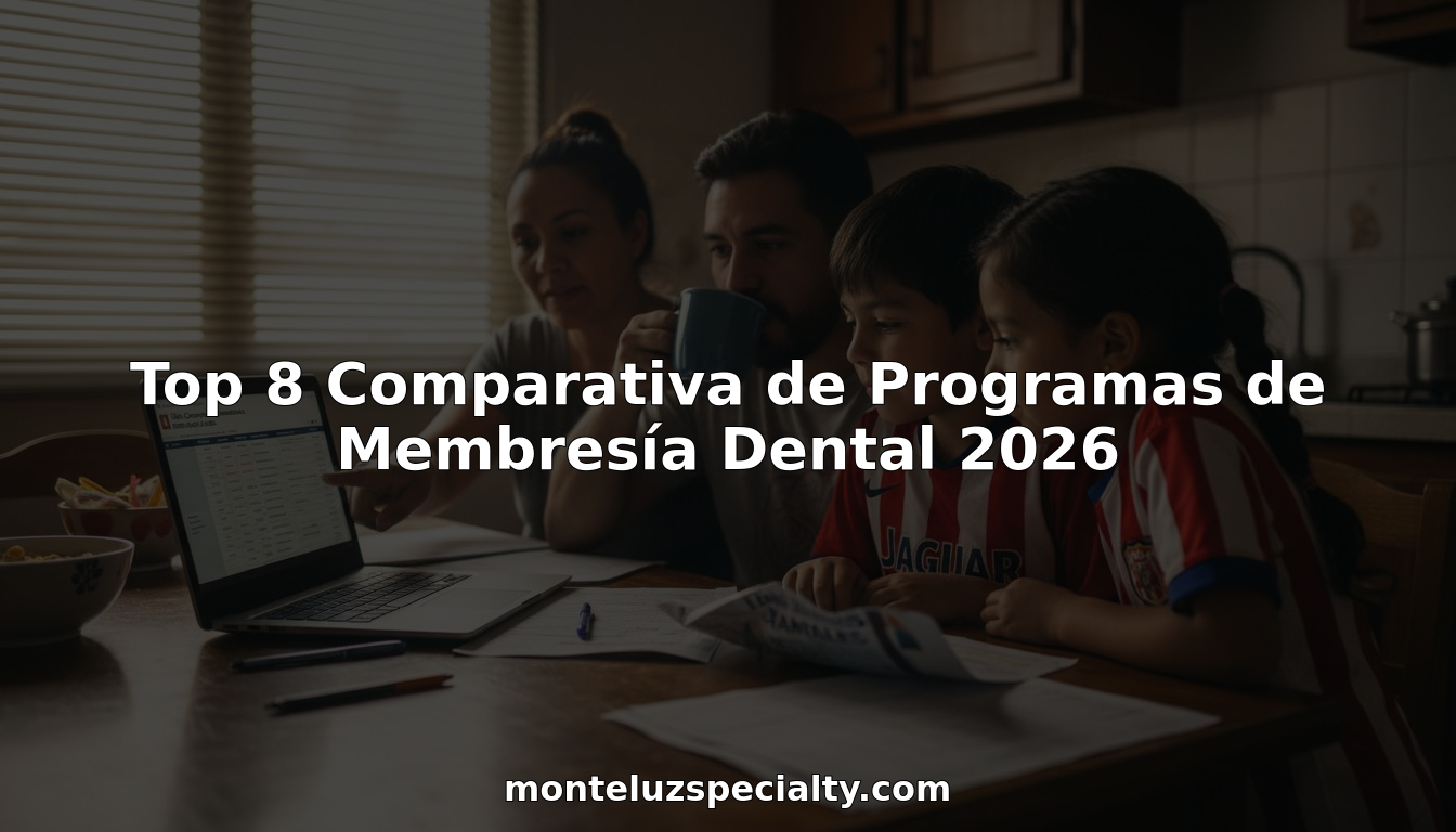 Top 8 Comparativa de Programas de Membresía Dental 2026