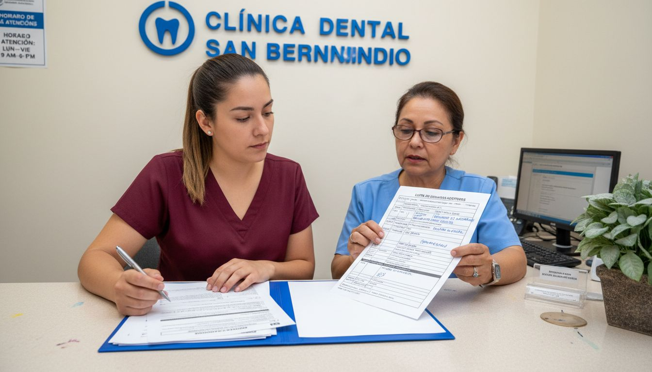 El paciente está evaluando distintas alternativas de seguros dentales.