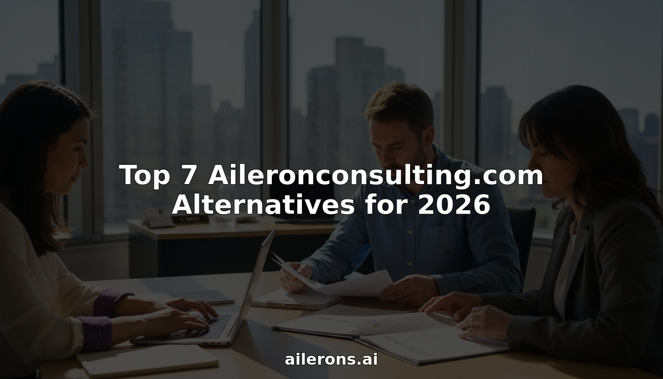 Top 7 Aileronconsulting.com Alternatives for 2026