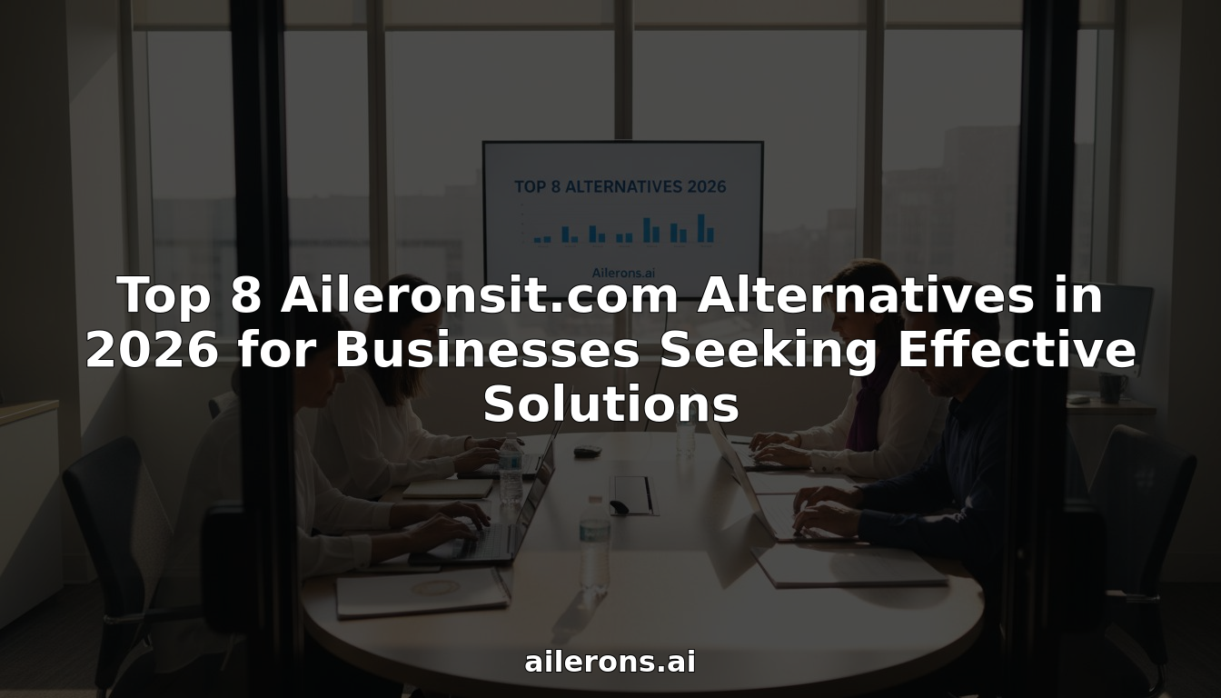 Top 8 Aileronsit.com Alternatives in 2026 for Businesses Seeking Effective Solutions