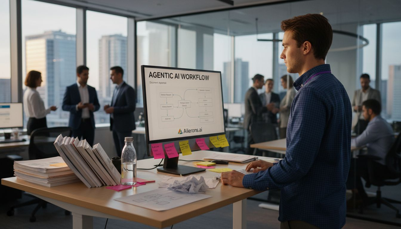 IT specialist configures agentic AI workflow