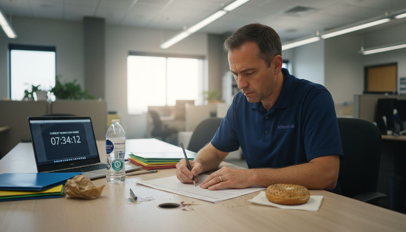 Manager auditing workflow task time
