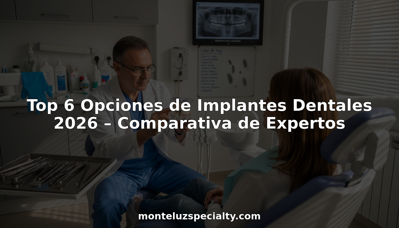 Top 6 Opciones de Implantes Dentales 2026 – Comparativa de Expertos