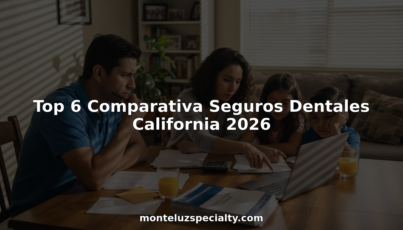 Top 6 Comparativa Seguros Dentales California 2026