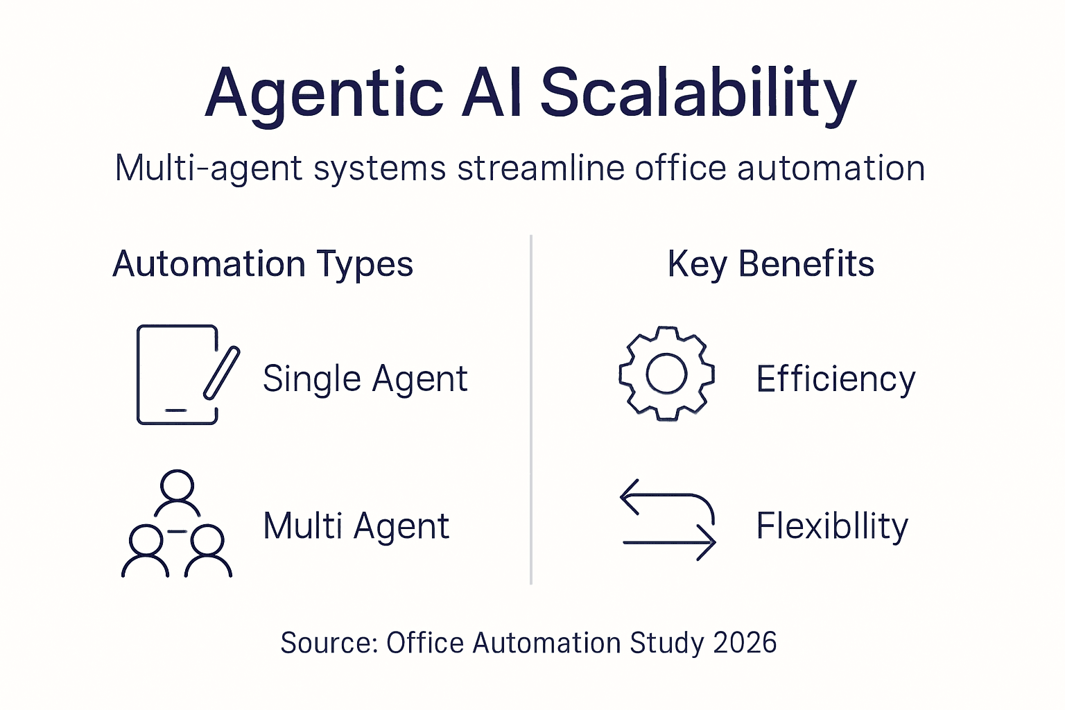 Infographic on agentic AI scalability