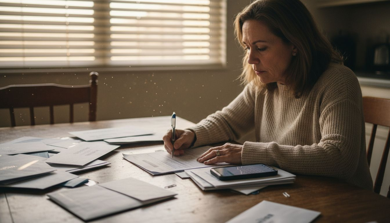 Patient organizing Denti-Cal renewal paperwork